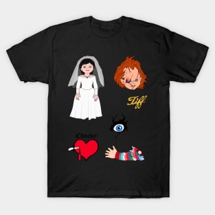 Bride of Chucky | Childs Play Sticker Set T-Shirt